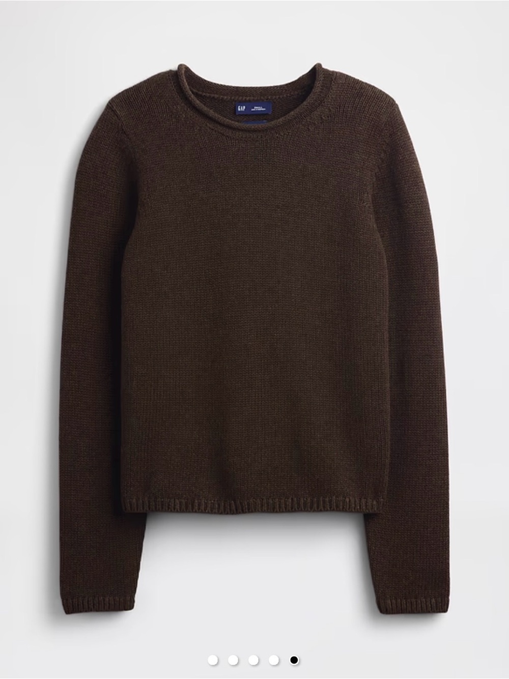 GAP Women’s Rollneck Sweater 100% cotton Brown